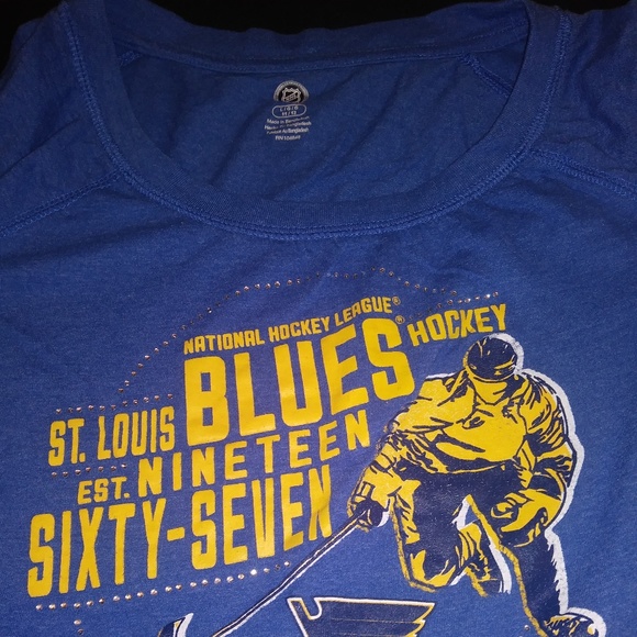 NHL ST.LOUIS BLUES HOCKEY LONG SLEEVE #6 - Picture 3 of 5